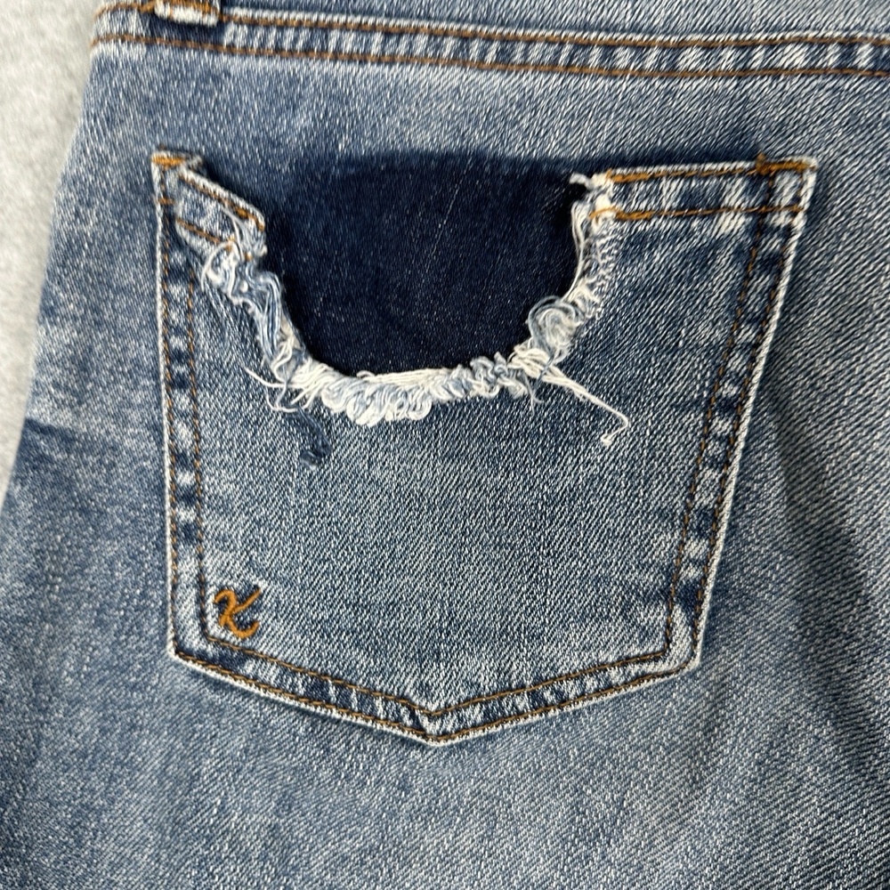 KUT From The Kloth Jeans Womens 4 Catherine Boyfriend Mid Rise Distressed‎ Blue - Picture 14 of 16